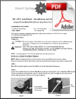Desert Spring Autoflush Installation Guide